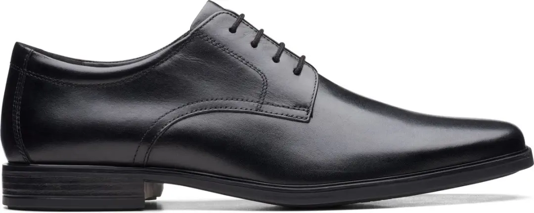 Clarks Nette Schoenen Howard Walk Zwart Wijdte G