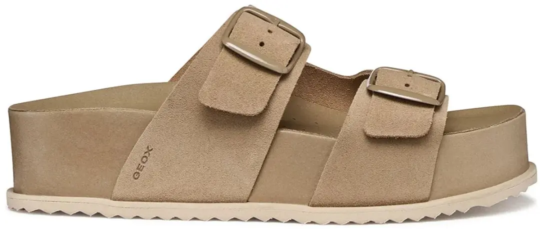 Geox Sandybett High Sandalen Beige EU 37 Vrouw