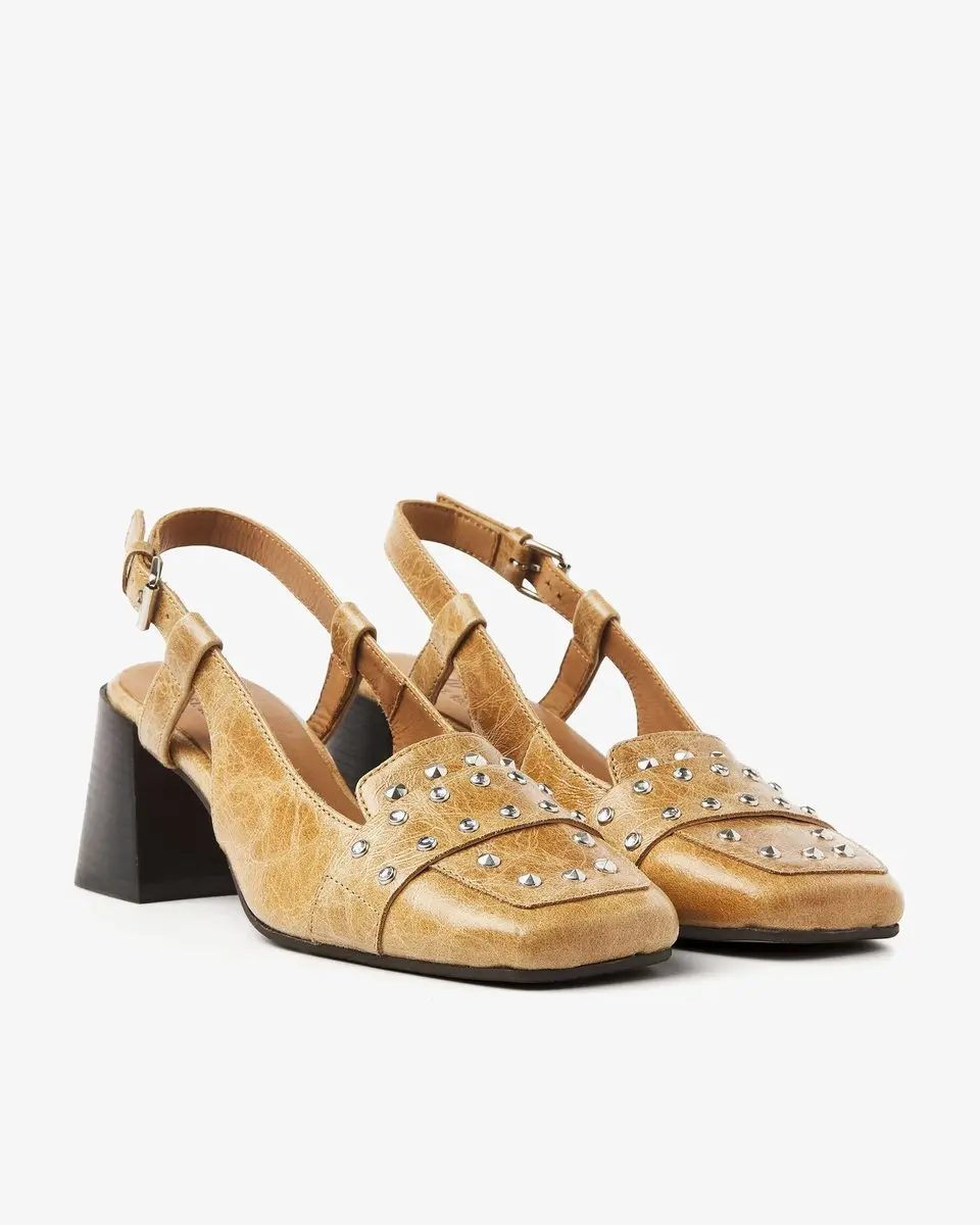 VIA VAI Laine Julia Slingbacks Dames - Cognac 37 - afbeelding 2 van 5