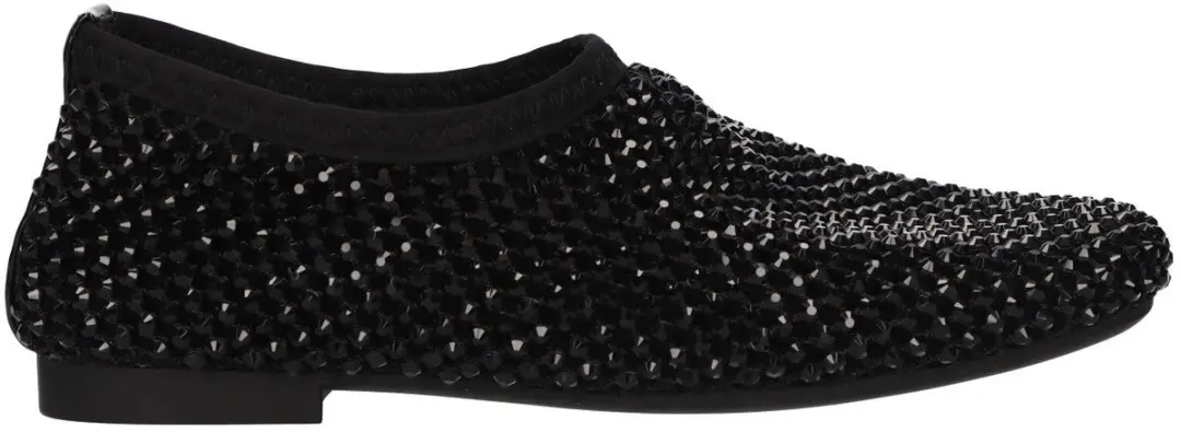 La Strada Ballerina Zwart Met Steentjes