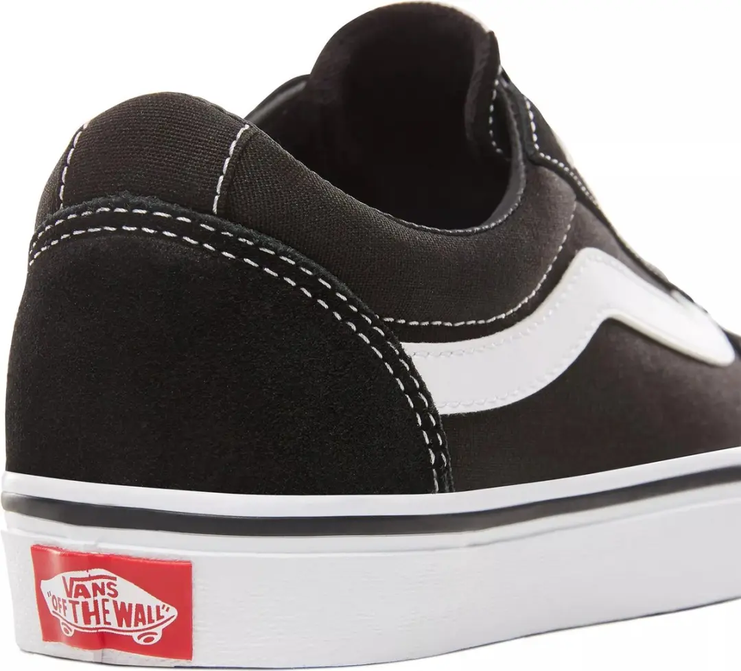 Vans Ward Low Dames Sneakers - (Suede/Canvas)Black/White
