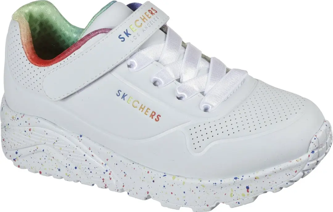 Skechers Uno Lite-Rainbow Specks Meisjes Sneakers