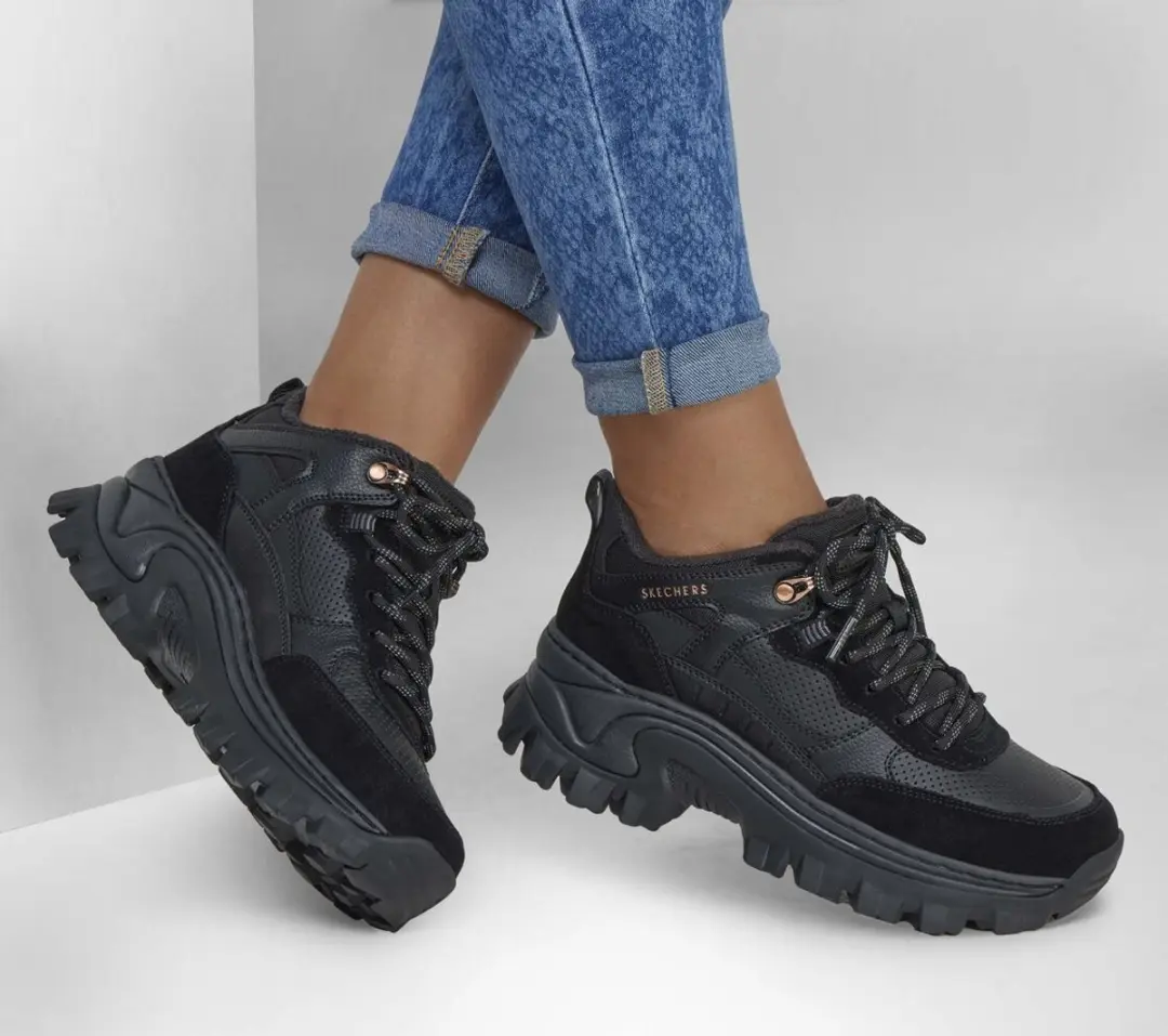 Skechers Hi-Ryze Kewl Ave sneakers dames zwart maat EU 35,5