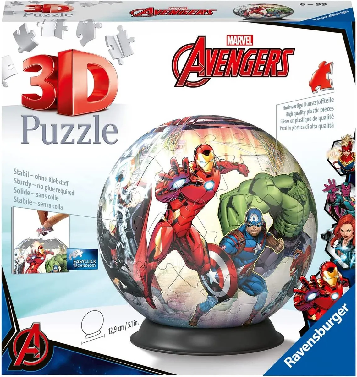 Ravensburger Marvel Avengers 3D Puzzel 72 Stuks - Multicolor