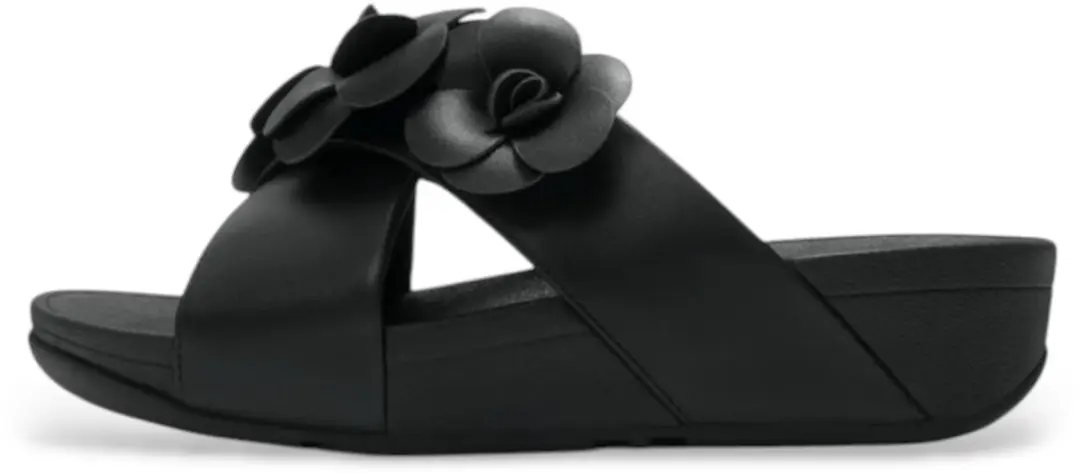 Fitflop Sandalen Lulu Bloem Kruis Slides