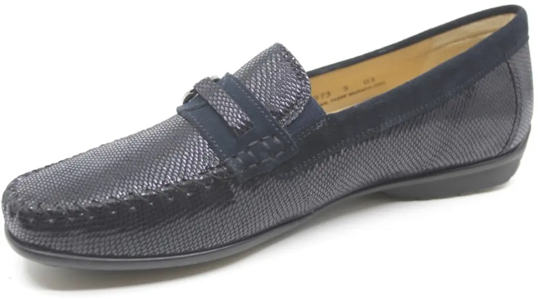 Sioux Cortizia-723-H Instappers - Blauw 36 - afbeelding 2 van 6