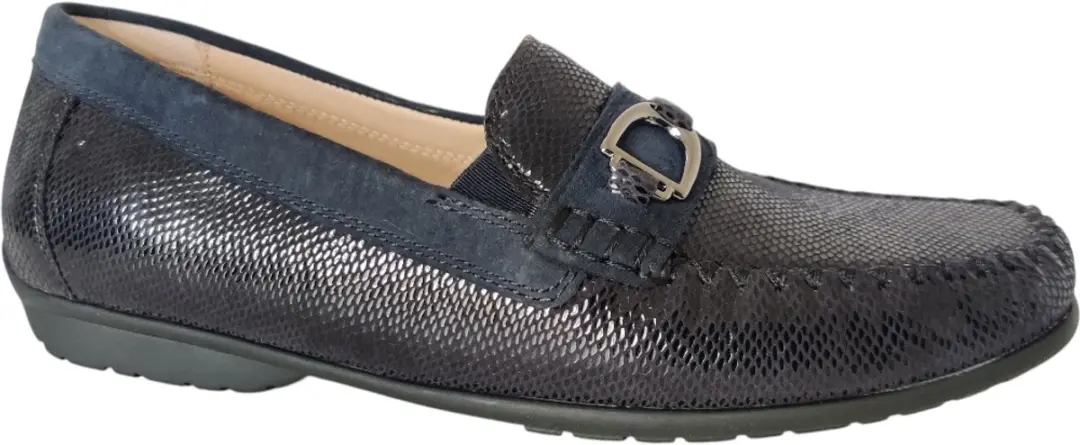 Sioux Cortizia-723-H Instappers - Blauw 36 - afbeelding 6 van 6