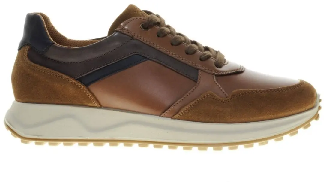 Herensneaker Cognac Ara maat 44