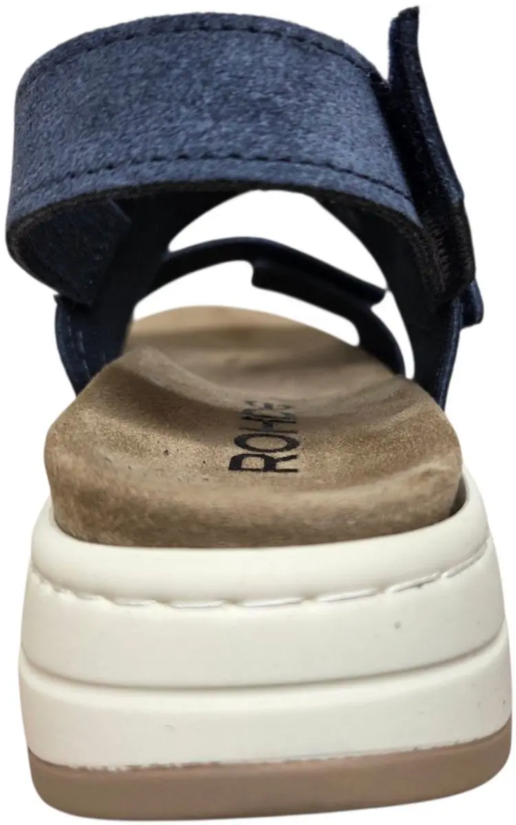 Rohde 5696 56 Sandalen - Blauw Suede - 38