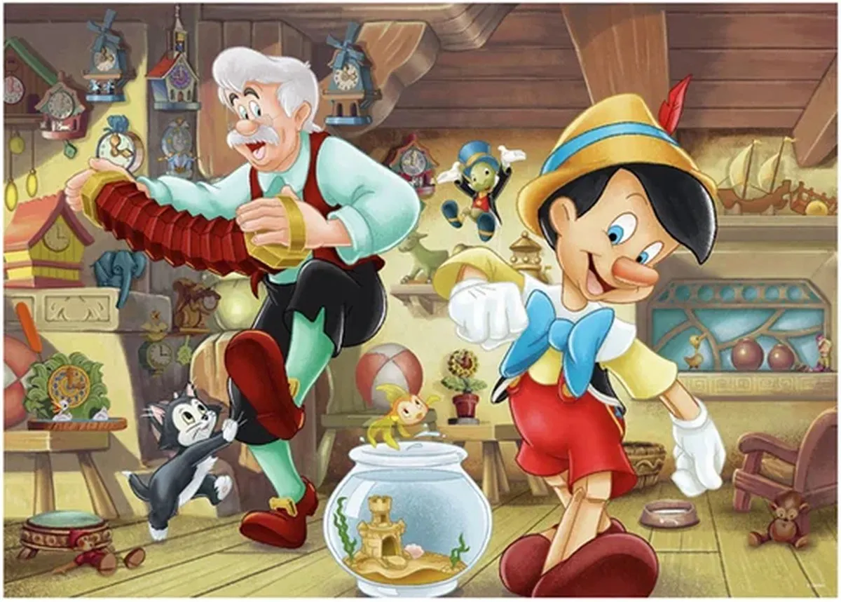 Ravensburger Disney Pinokkio Legpuzzel 1000 Stuks - Multicolor