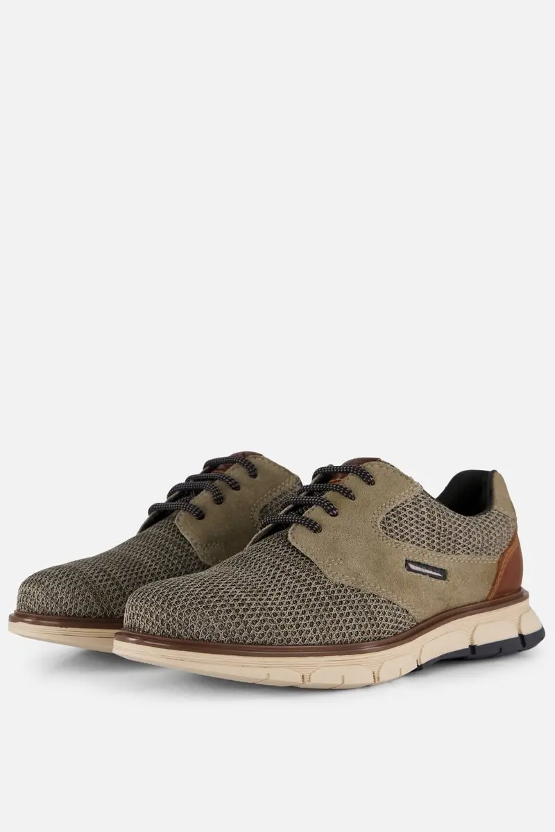 Bugatti Don Veterschoenen groen Leer