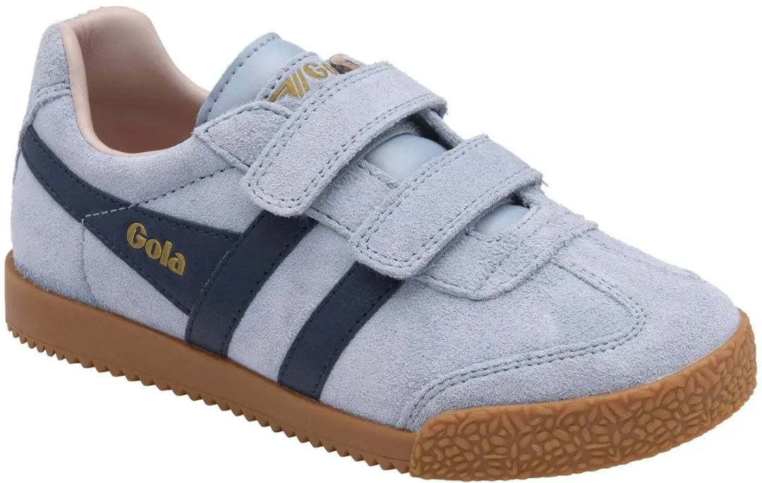 Gola Harrier Strap Kindertrainers 29 - Air/Navy/Chalk Pink - afbeelding 2 van 6