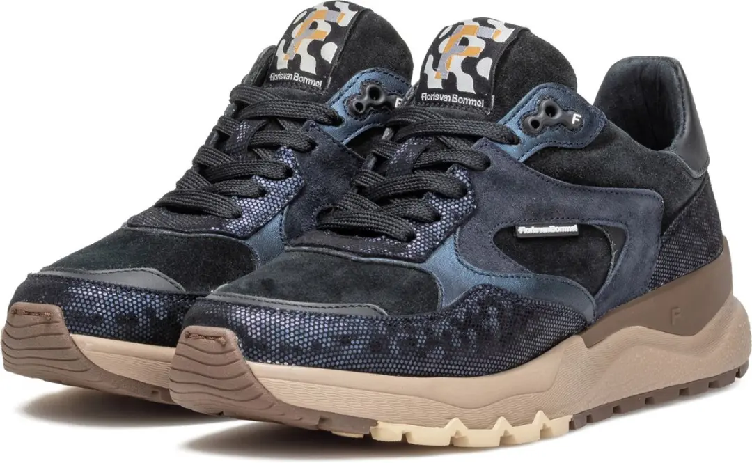 Floris van Bommel Treni Sneakers Sfw-10164 - Dames - Zwart - Maat 41