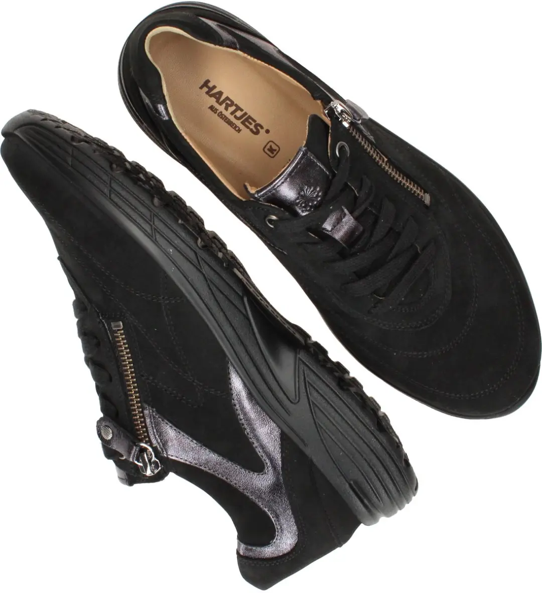 Hartjes Katy Sneakers Dames - Zwart 41