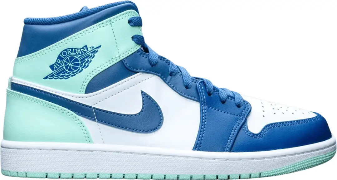 Air Jordan 1 Mid Mystic Navy Mint Foam GS