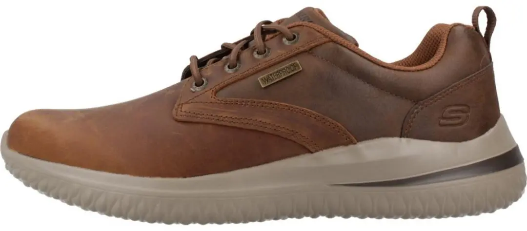 Skechers Delson 3.0 210661-CDB Sneakers - Bruin - afbeelding 2 van 6