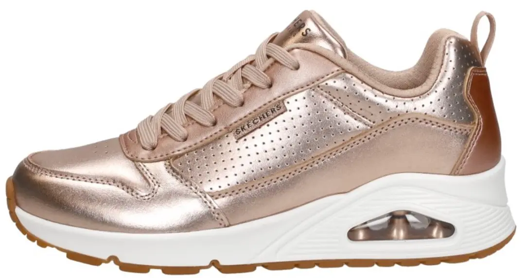 Skechers Uno Metallixs Dames Sneakers - Goud