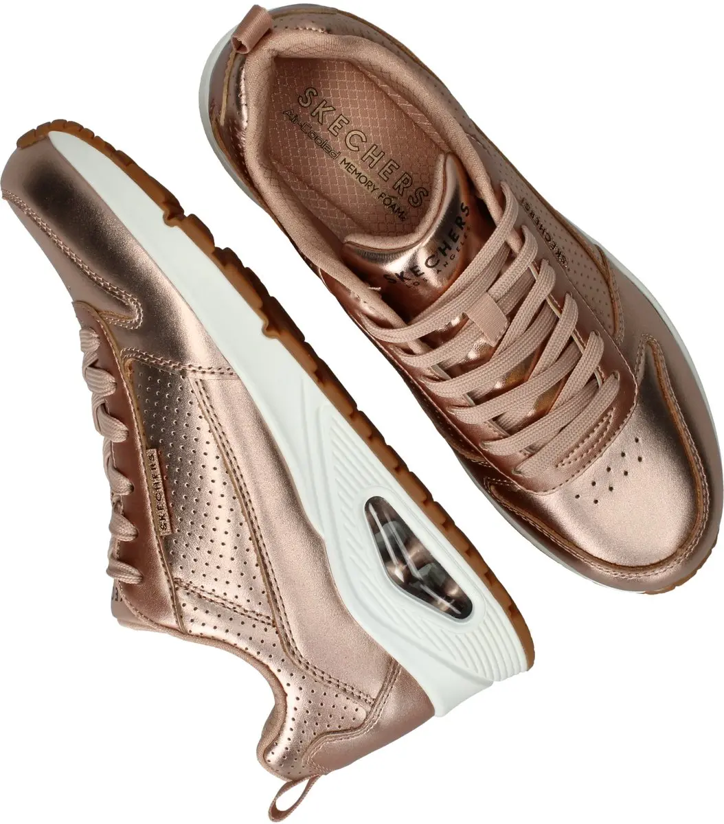 Skechers Uno Metallixs Dames Sneakers - Goud - afbeelding 6 van 6