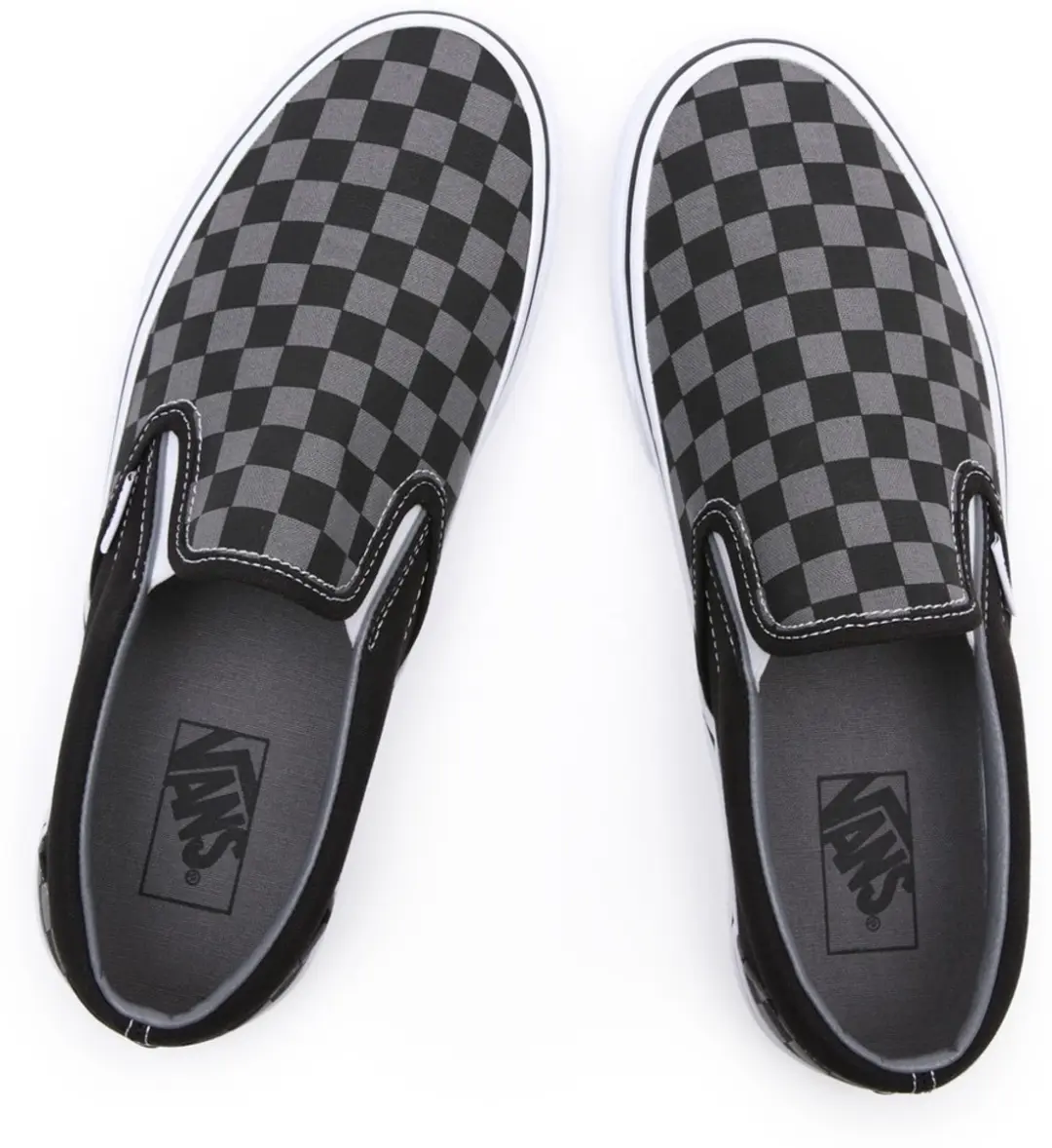 Vans Classic Slip-On Sneakers 38 - Zwart/Grijs/Wit