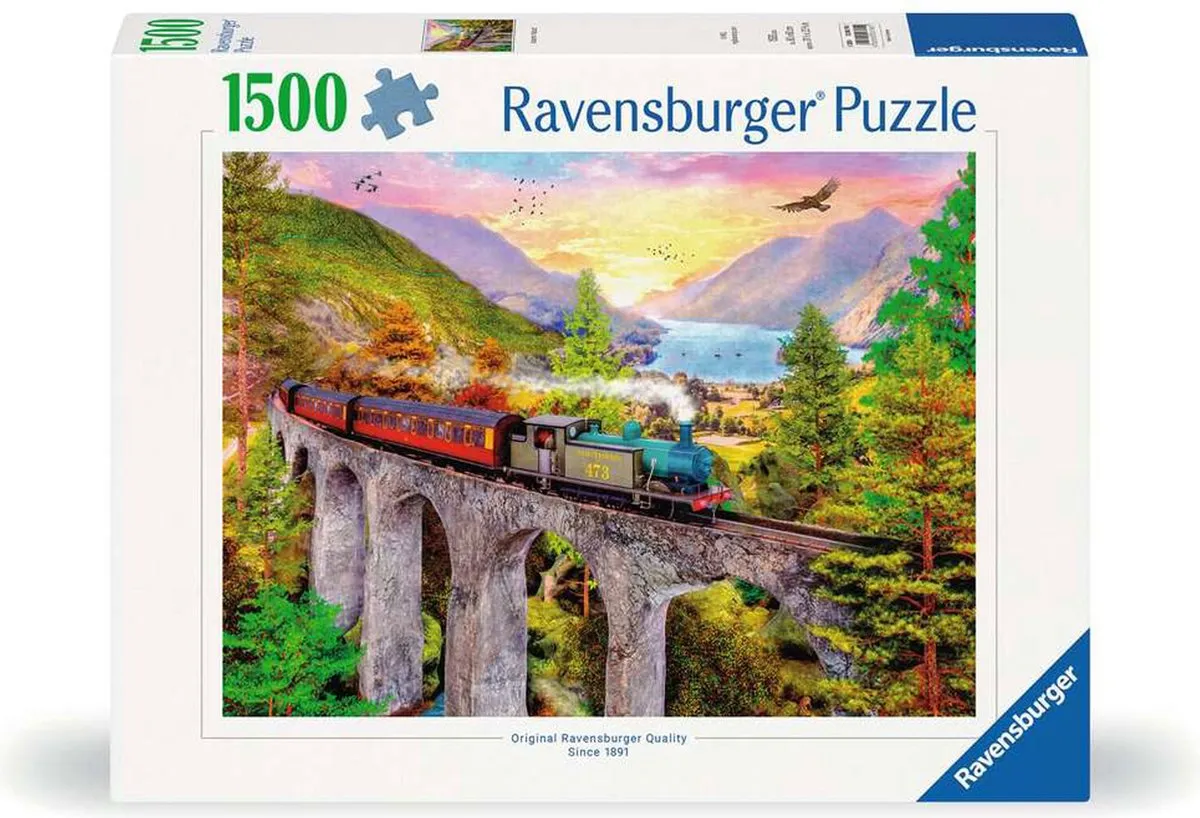 Ravensburger Trein in de Herfst Legpuzzel 1500 Stuks - 12000795