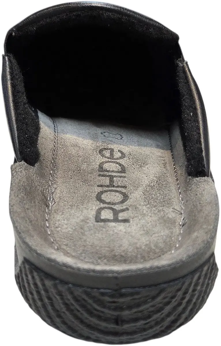 Rohde Heren Pantoffel 2776-90 - Zwart