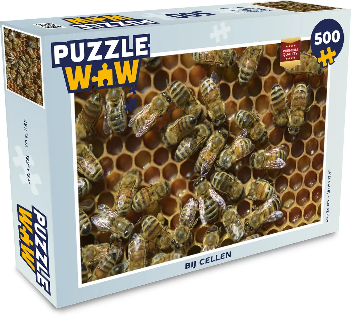 PuzzleWow Legpuzzel 500 Stuks - Multicolor