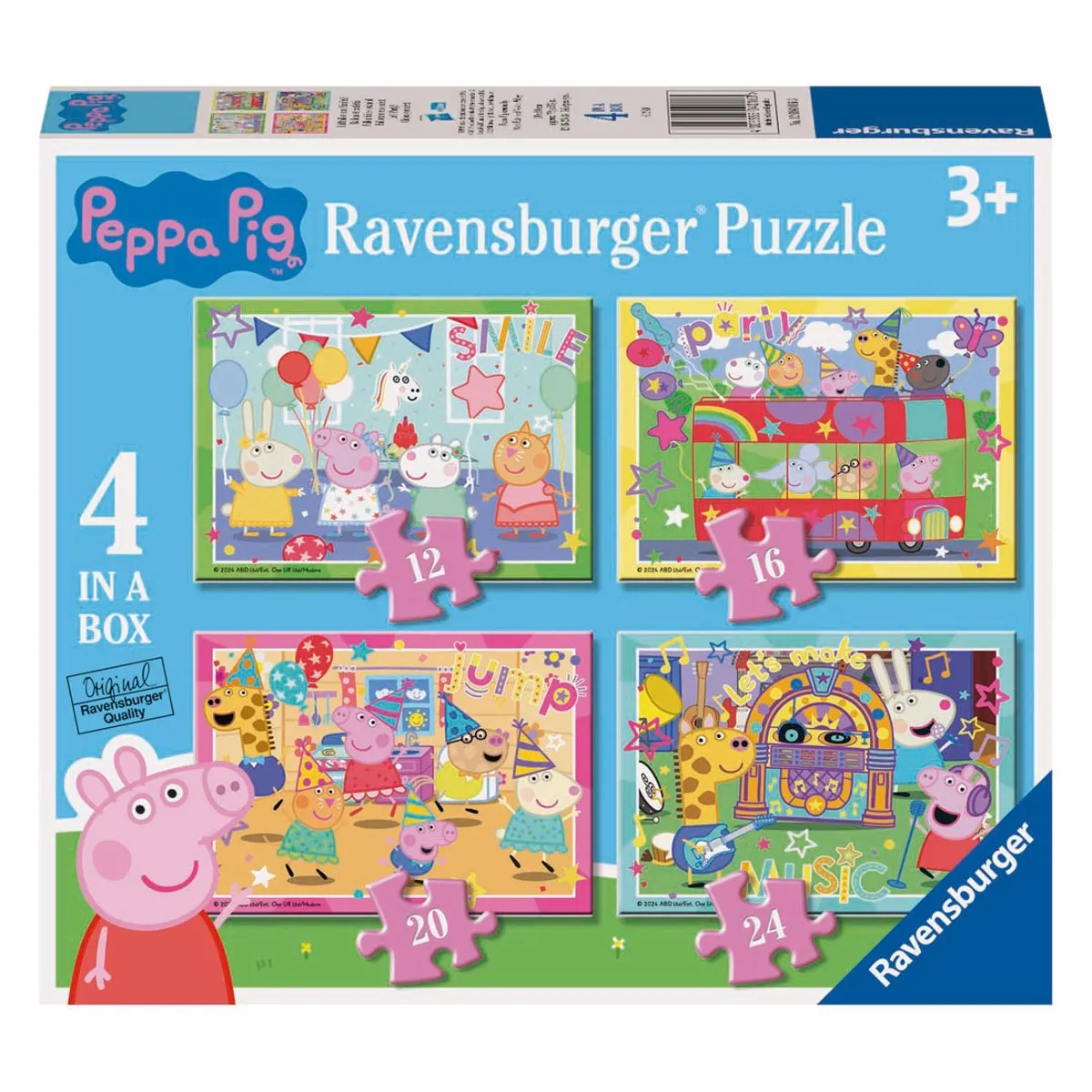 Ravensburger Peppa Pig Legpuzzel 12004016 - 4x Stukken