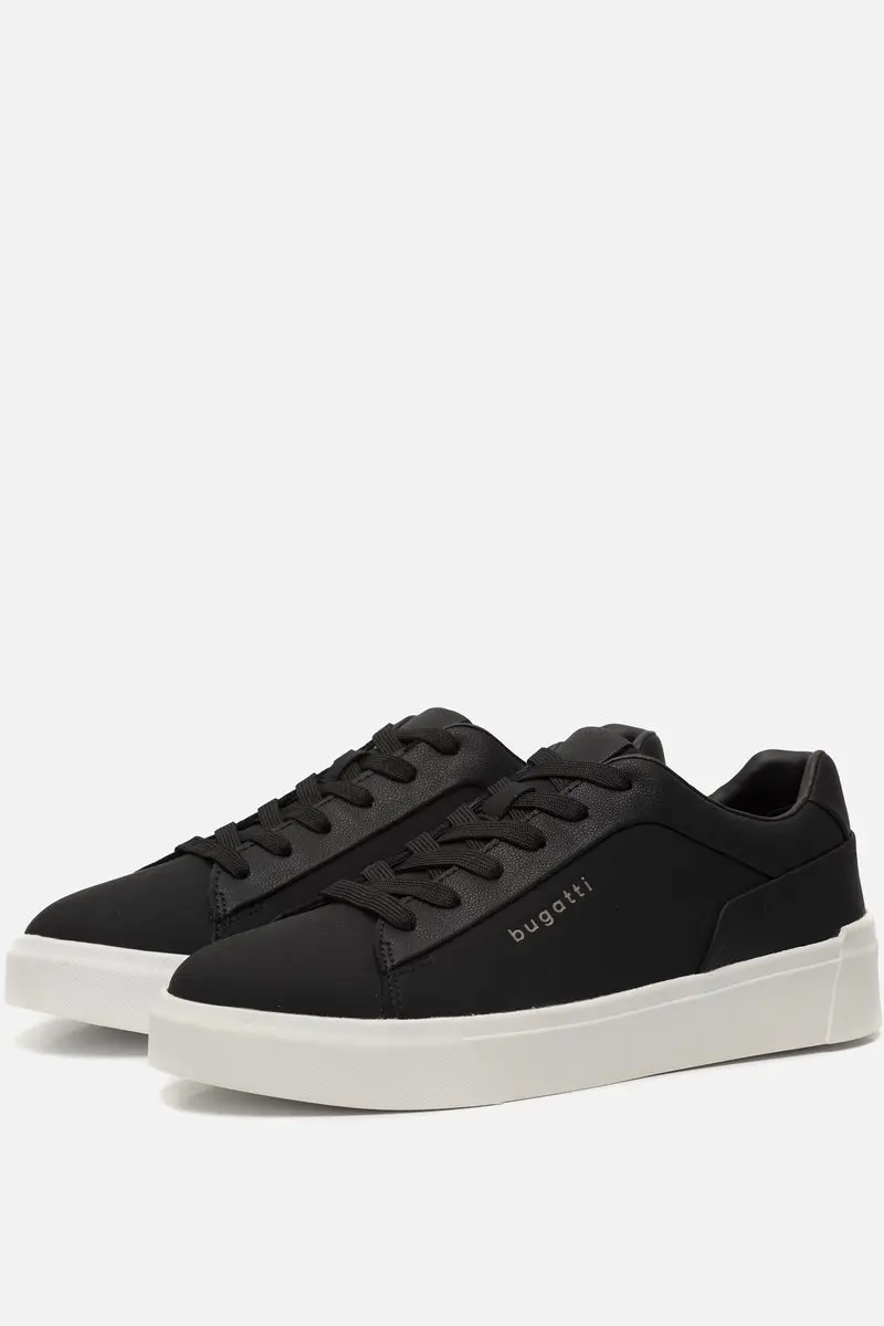Bugatti Gunter Sneakers zwart Leer