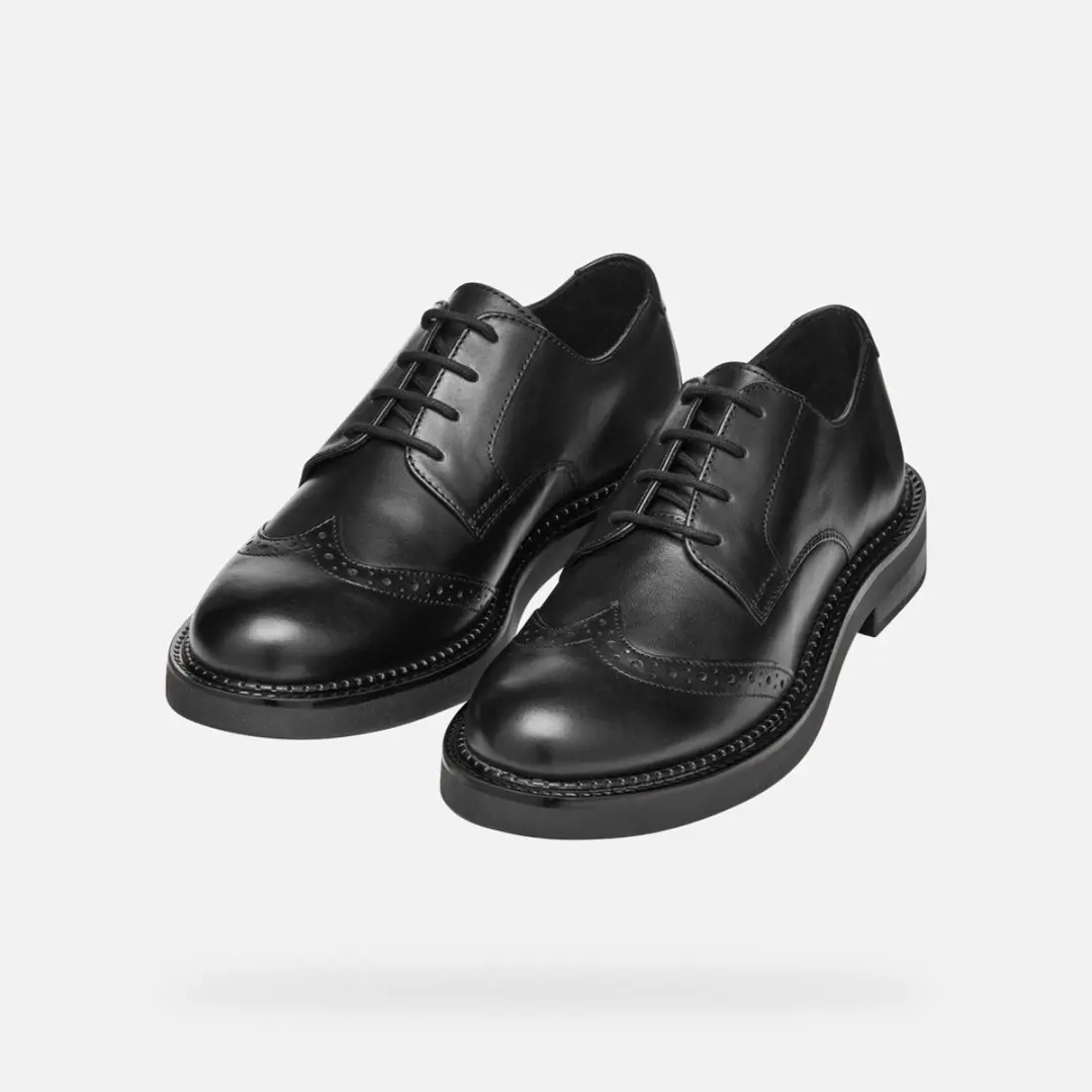 Geox Serilda Dames Schoenen - Maat 42 - Zwart