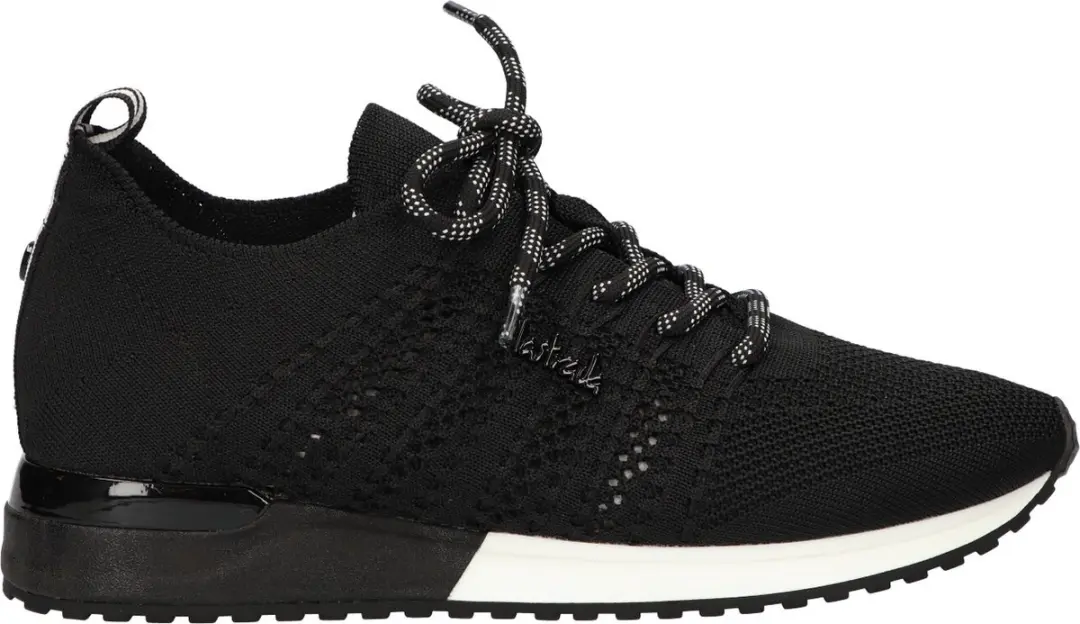 La Strada Sneaker Zwart Knitted