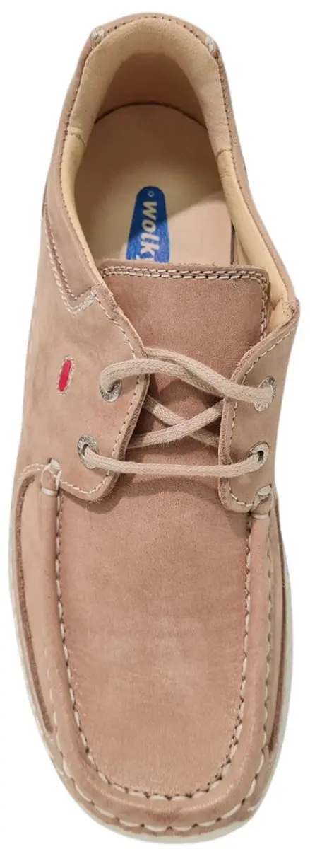 Wolky Nubuck Dames Veterschoenen 40 - Beige