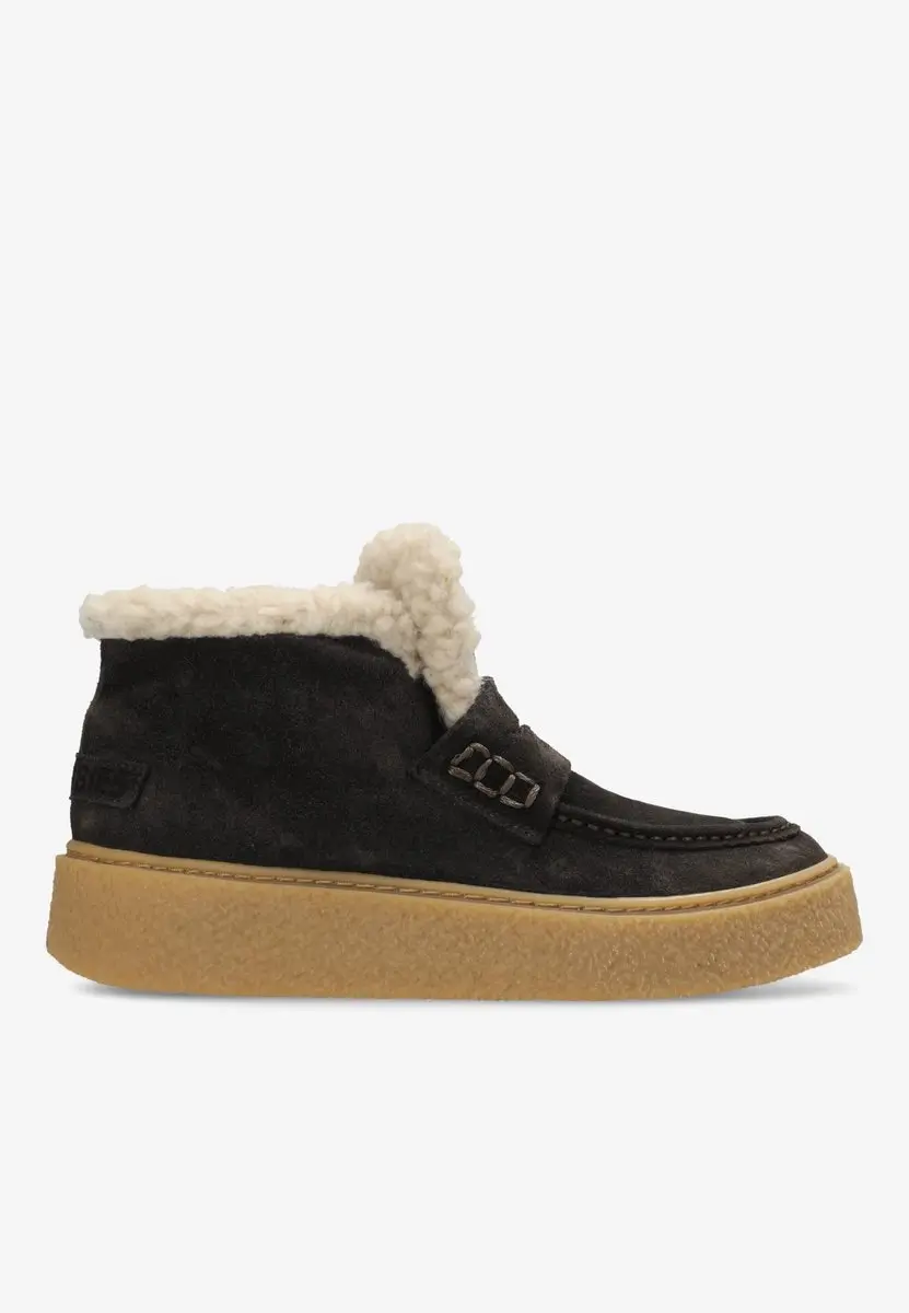 Shabbies Amsterdam Senna Anna Ankle Boot - Bruin - Maat 39