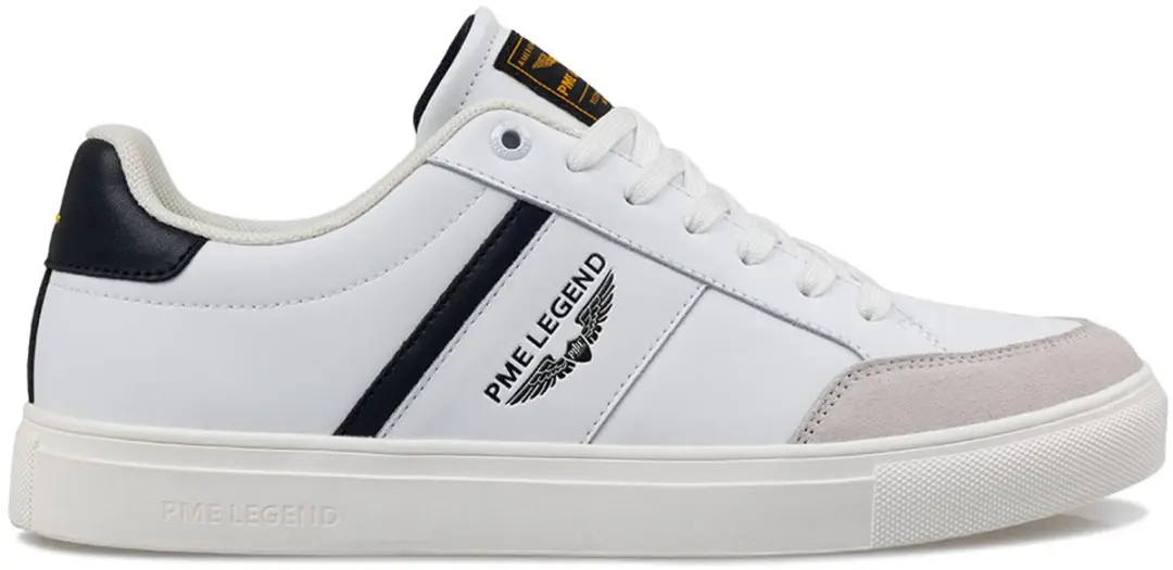PME Legend Eclipse Heren Sneakers - Wit/Navy - Maat 45