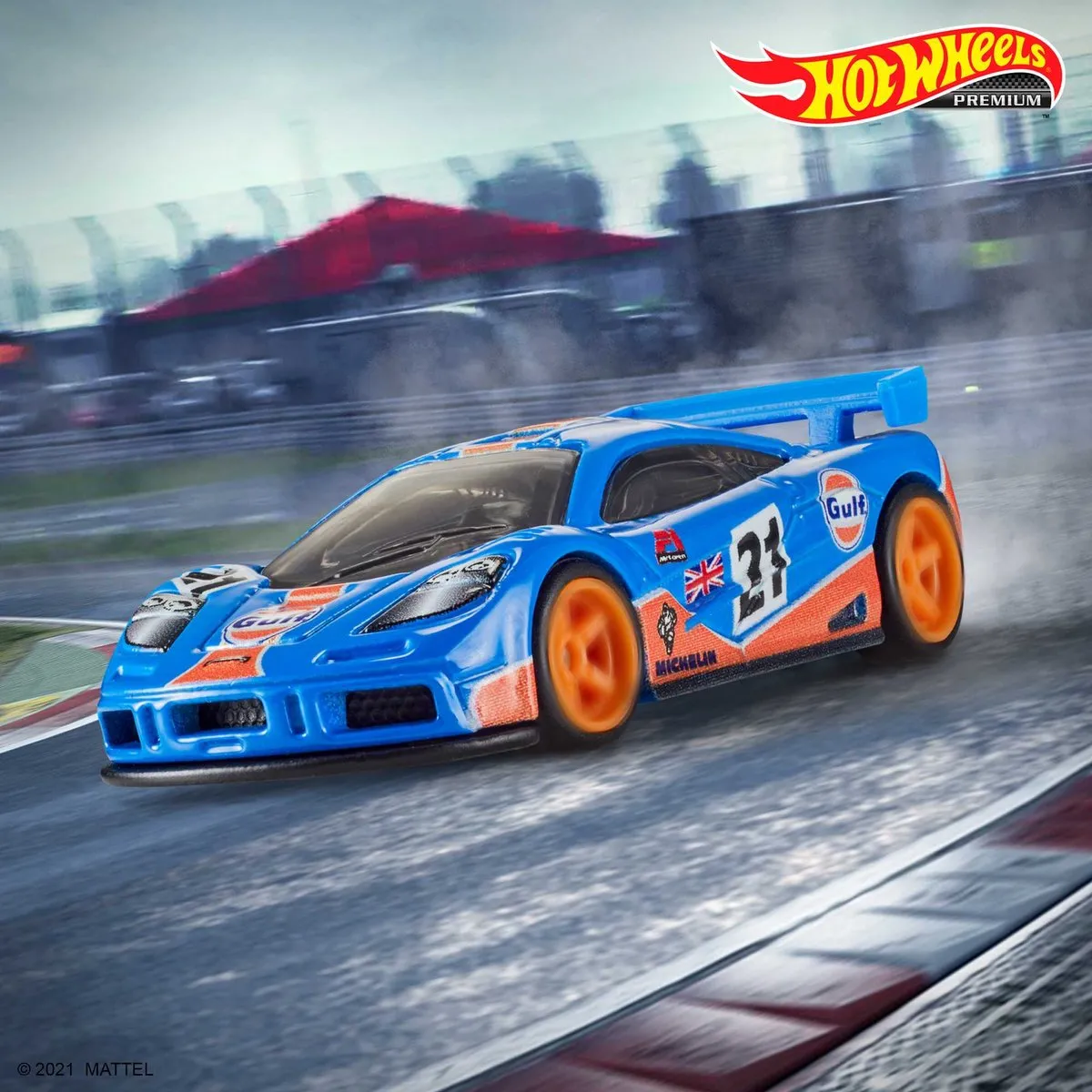 Hot Wheels Porsche 911 Junior 1:64 - Wit/Blauw