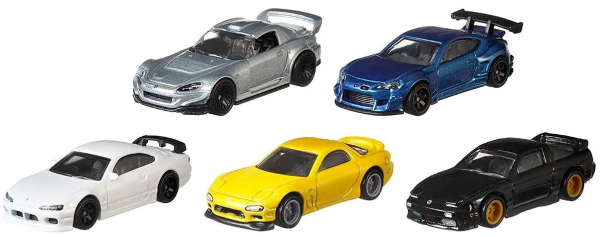 Hot Wheels Porsche 911 Junior 1:64 - Wit/Blauw