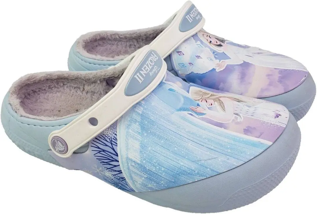 Crocs Frozen Editie Gevoerde Binnenkant Baby Blauw Maat 24/25 US C8