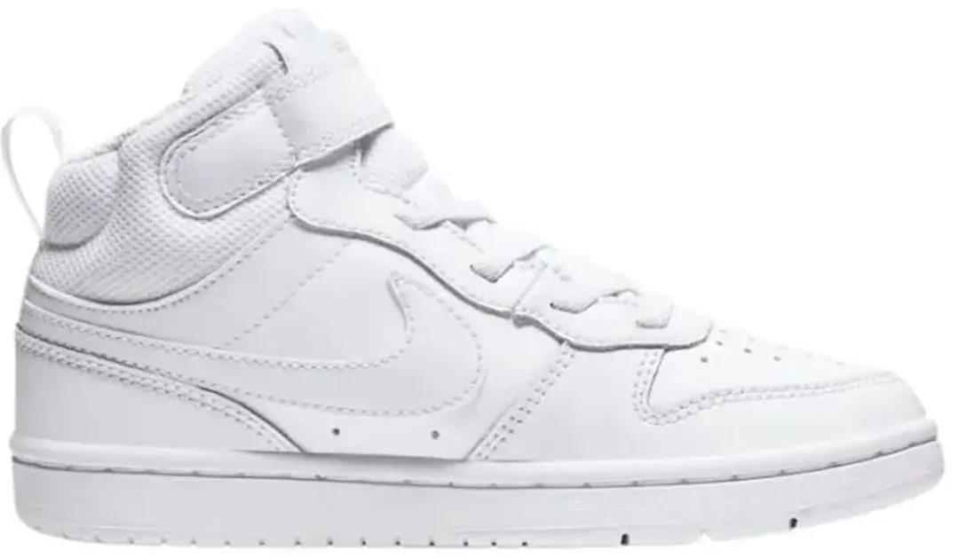 Nike Court Borough Mid 2 Kinderschoenen 31.5 - Wit