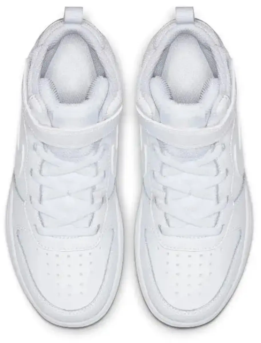 Nike Court Borough Mid 2 Kinderschoenen 31.5 - Wit