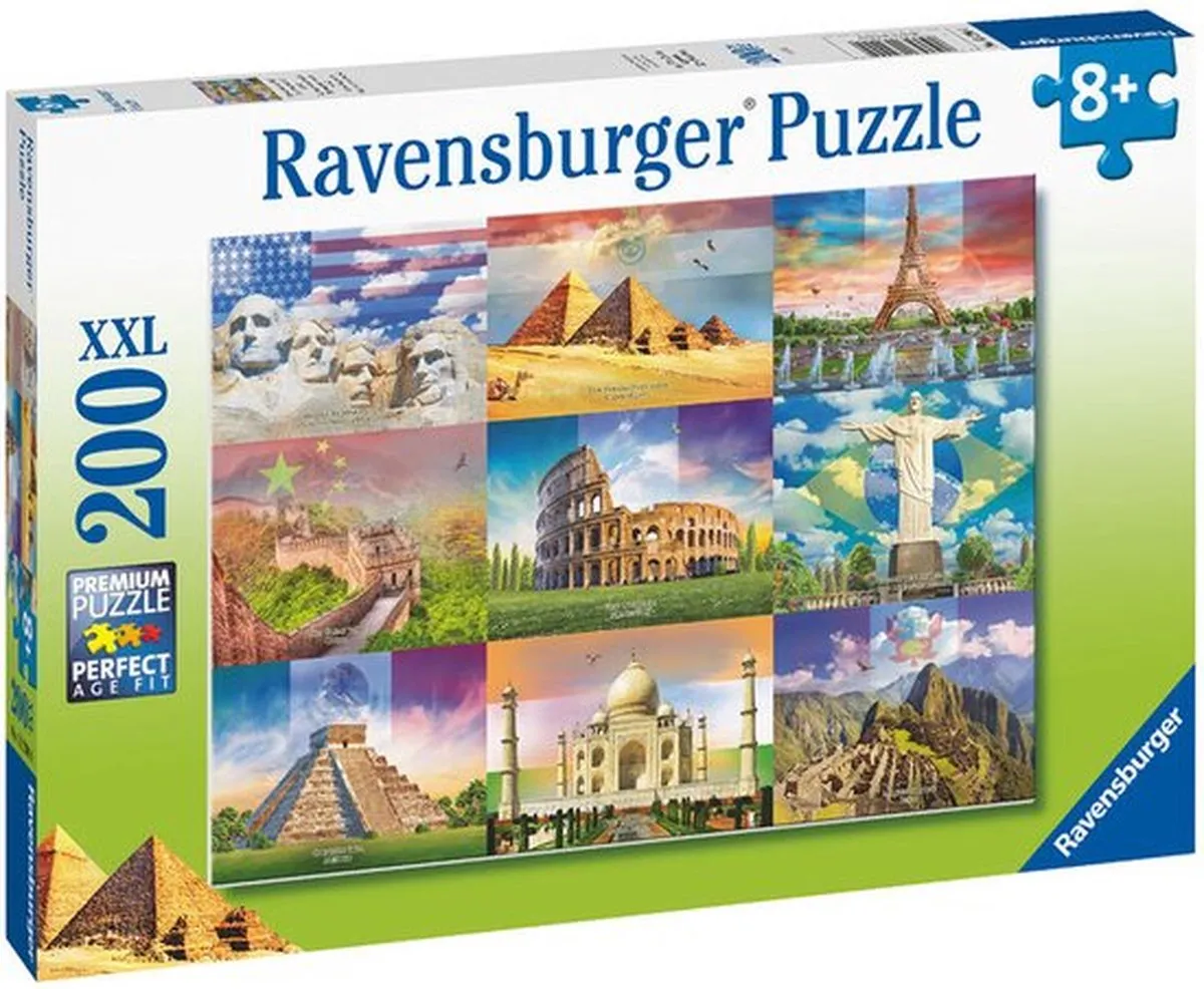 Ravensburger Monuments of the World Puzzel 200 Stuks - Multicolor