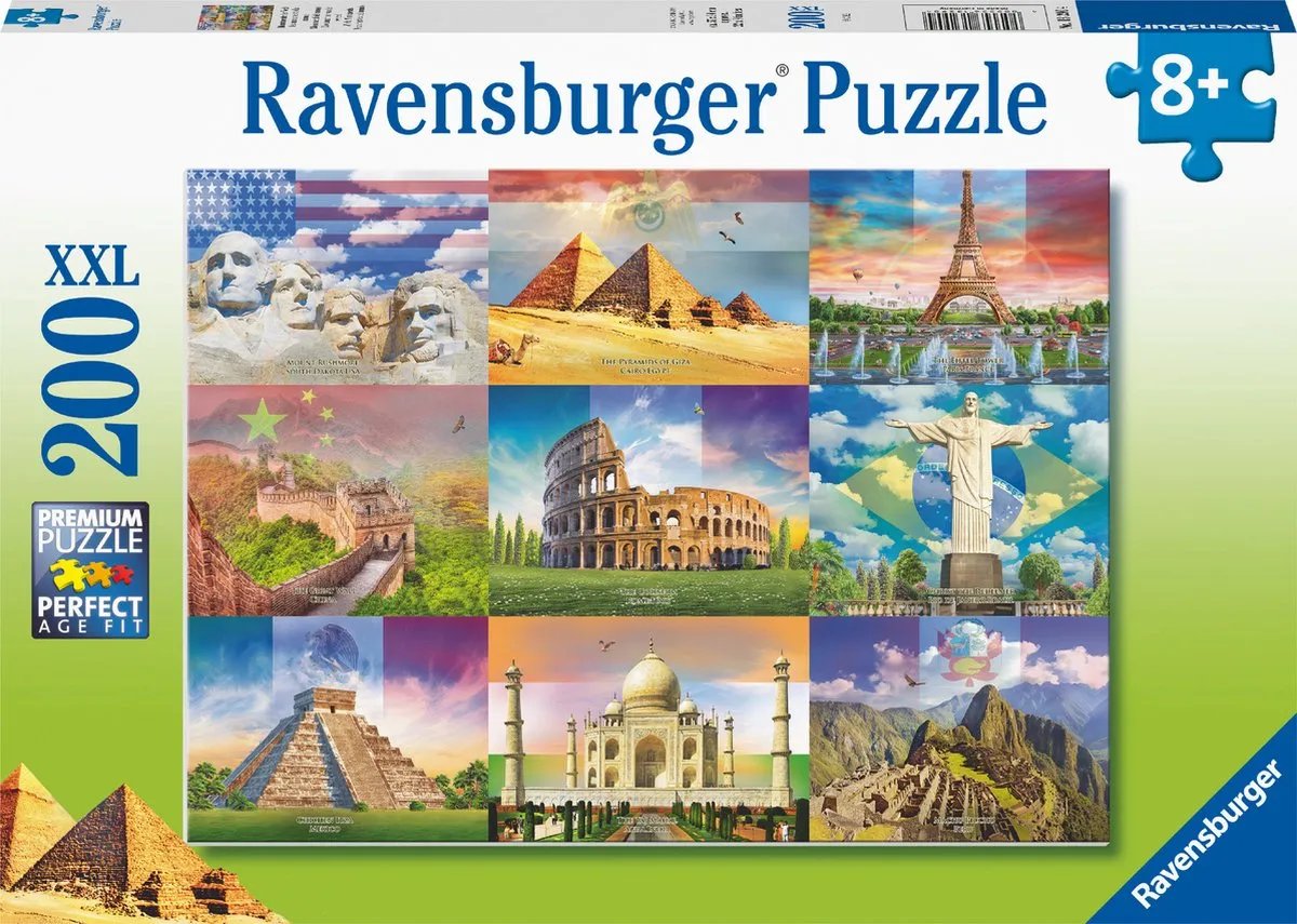 Ravensburger Monuments of the World Puzzel 200 Stuks