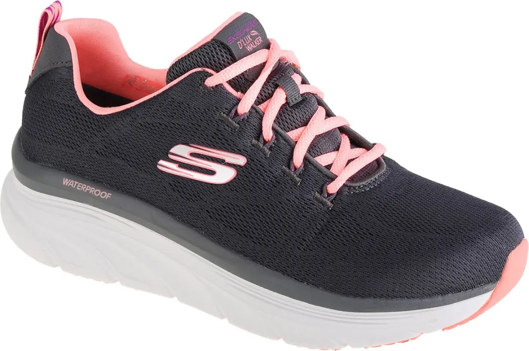 Skechers D' Lux Walker Get Oasis, Vrouwen, Grijs, Sneakers, maat: 36