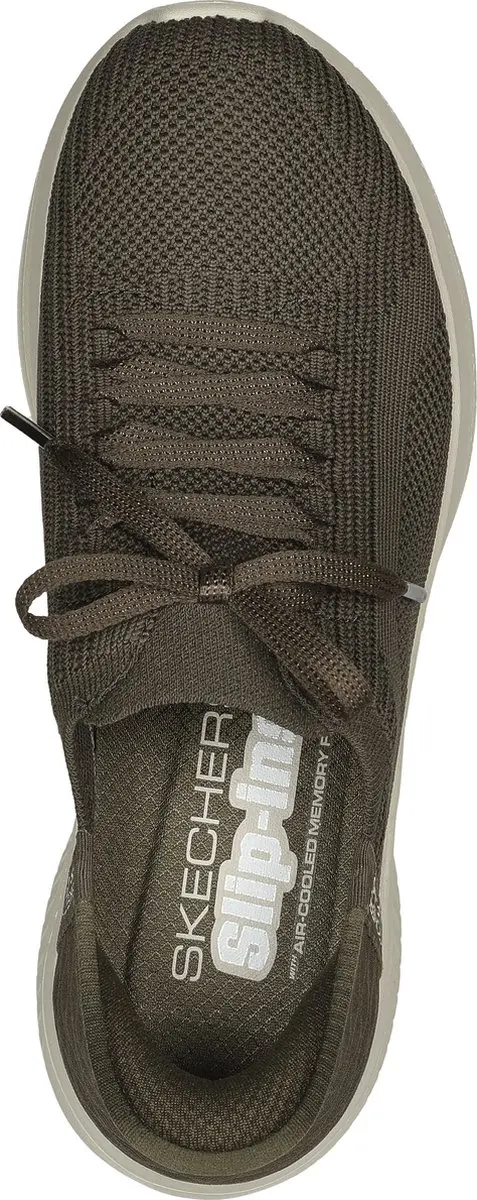 Skechers Ultra Flex 3.0 Dames Instappers - Olijfgroen 37