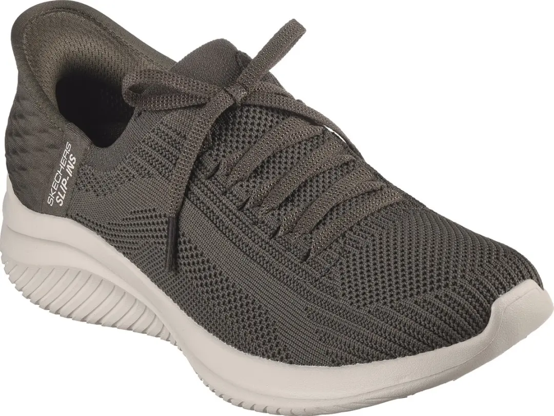 Skechers Ultra Flex 3.0 Dames Instappers - Olijfgroen 37