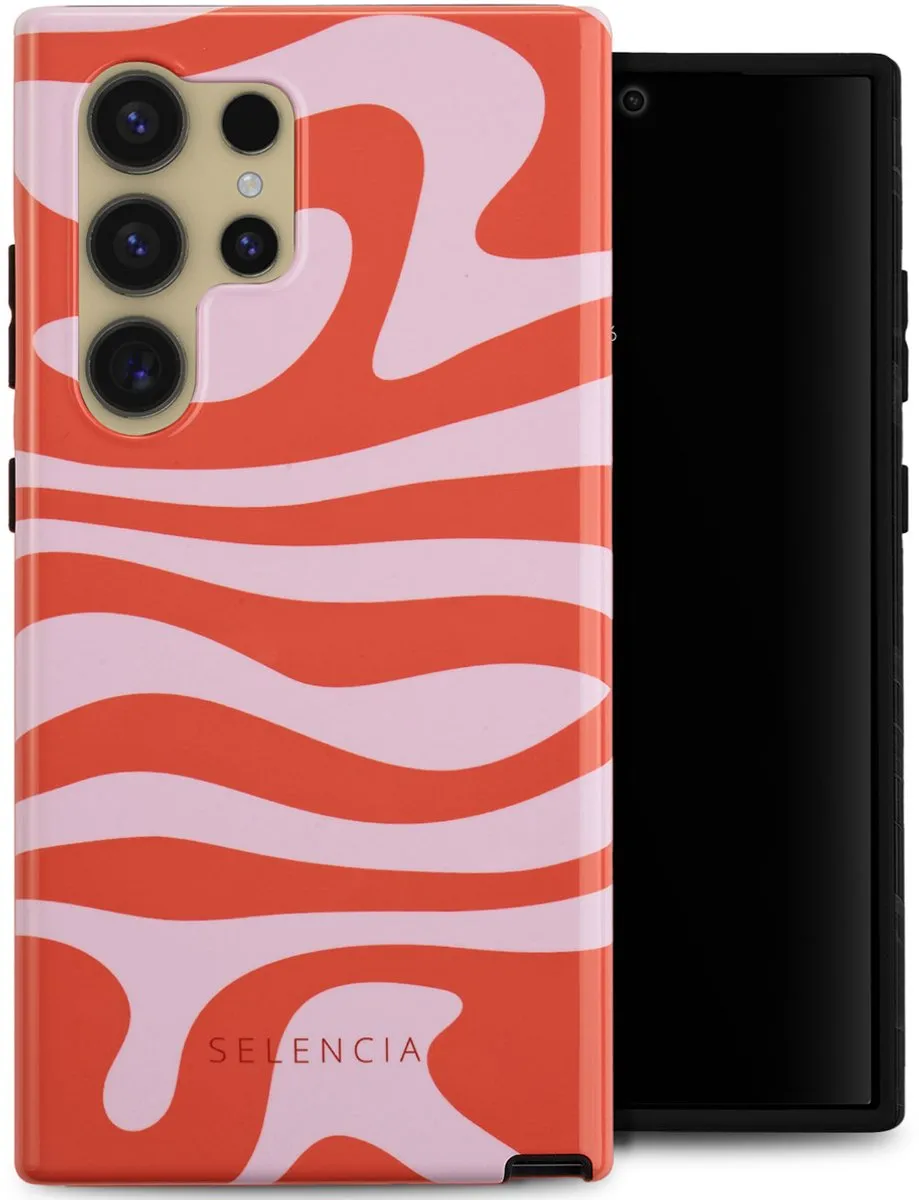 Selencia Hoesje Samsung Galaxy S24 Ultra Dream Swirl Pink