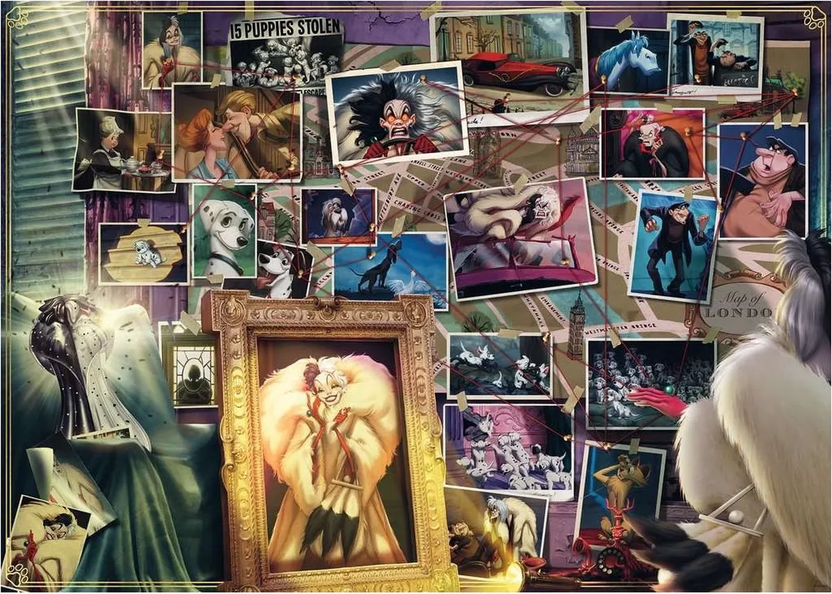 Ravensburger Villainous Cruella de Vil Legpuzzel 1000 Stuks