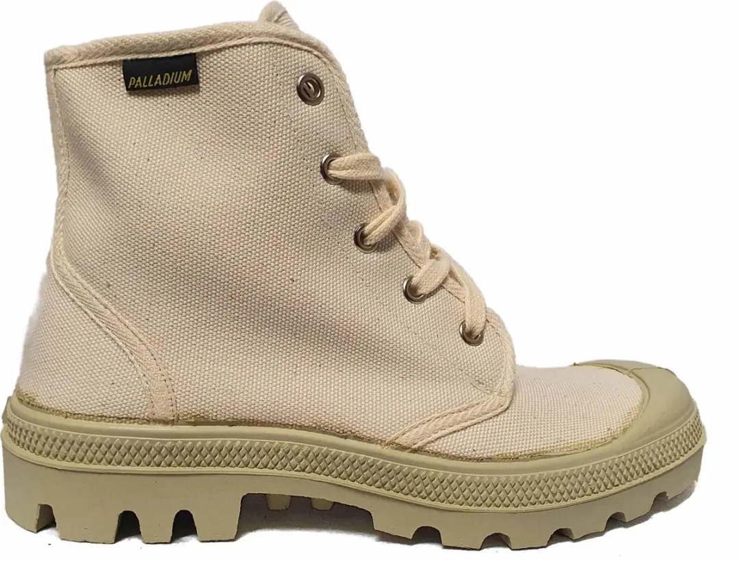 Palladium Pampa High Dames Veterschoen 14453/29 Natural Maat 39