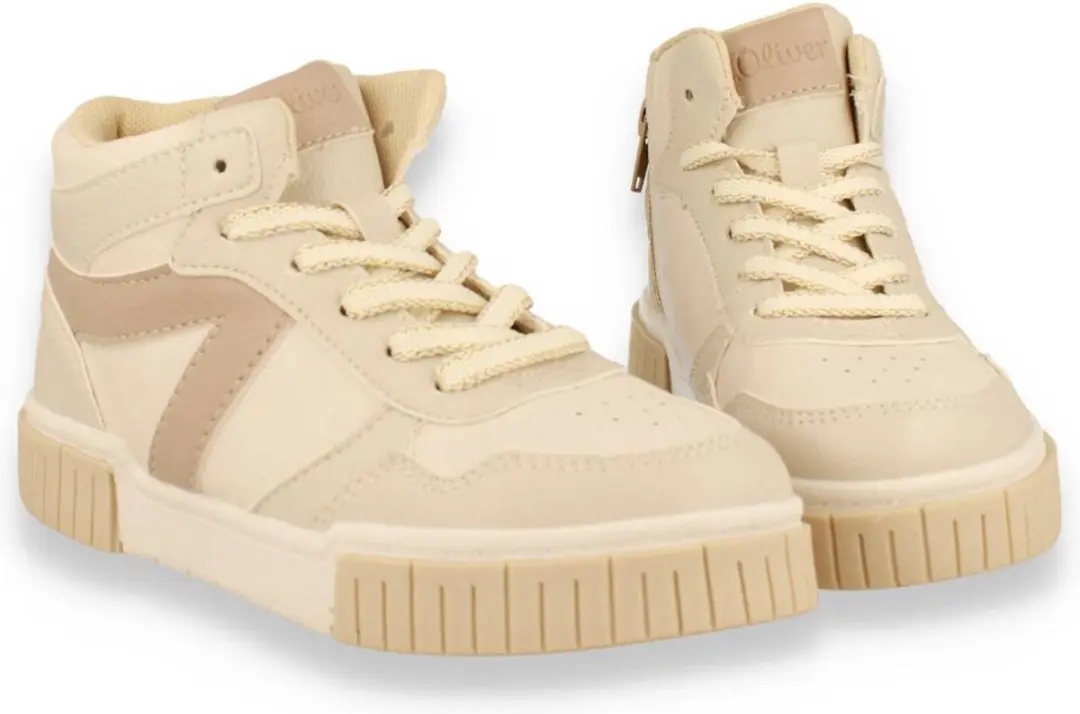 S. OLIVER S.Oliver Meisjes Sneaker Beige Comb BEIGE 38