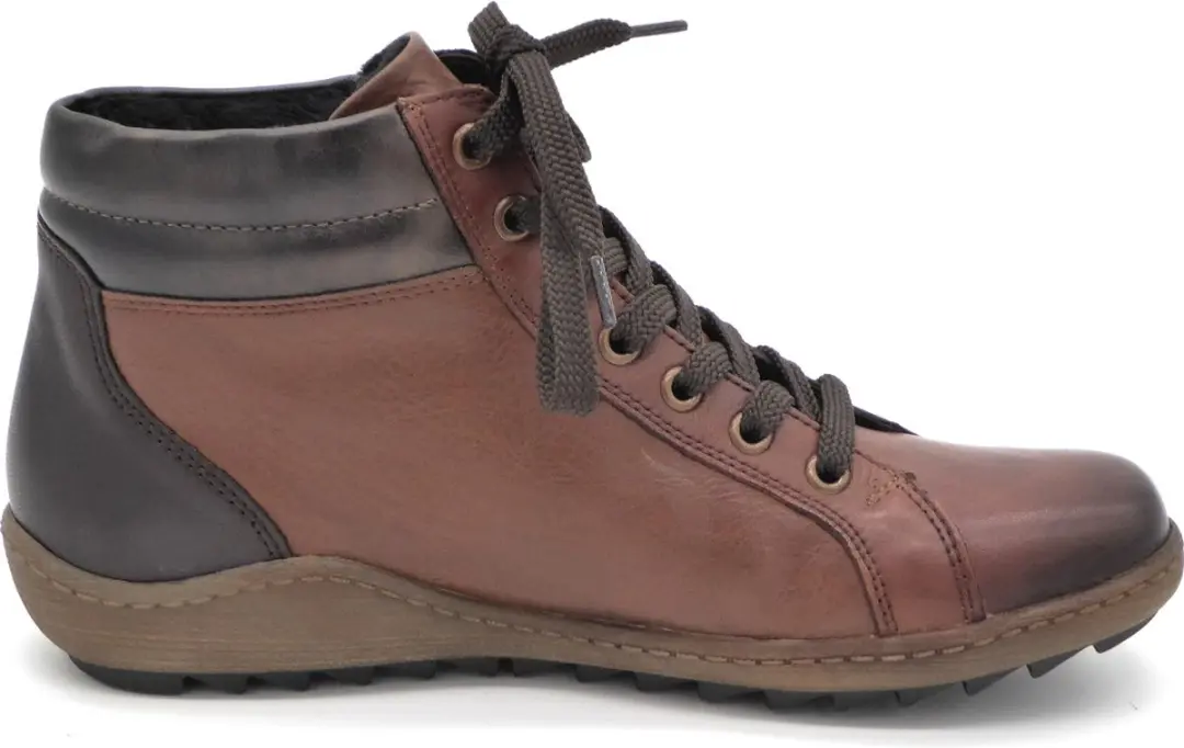Remonte Dames Veterboot - R1458-22 Bruin/Combi - Maat 41