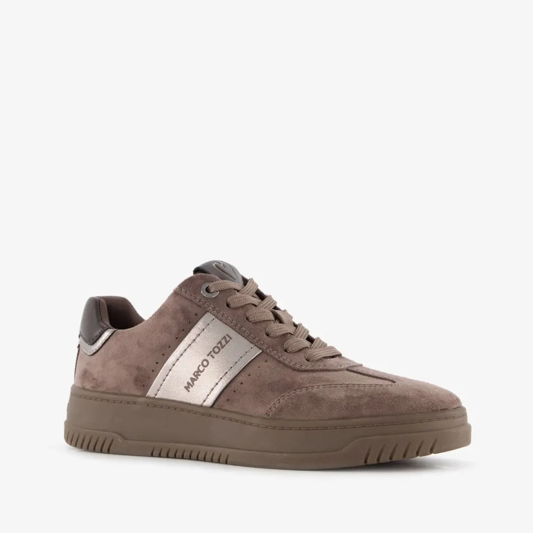 Marco Tozzi dames sneakers bruin