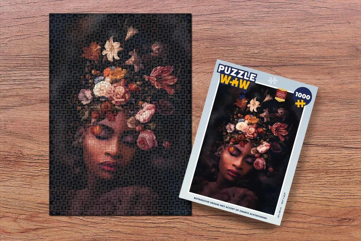 PuzzleWow Flora Legpuzzel 1000 Stuks - Multicolor